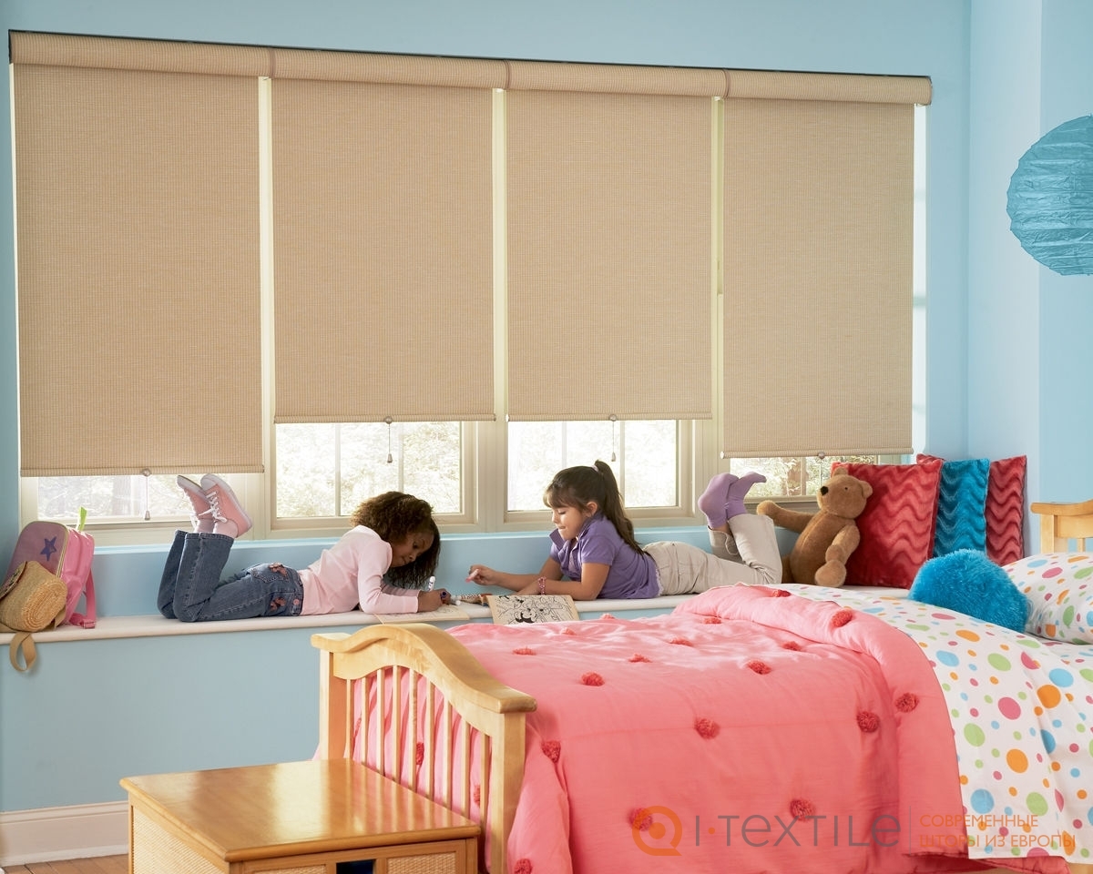 Шторы в детскую комнату — яркие украшения комнаты и эффективная защита от солнца (95 фото-идей)